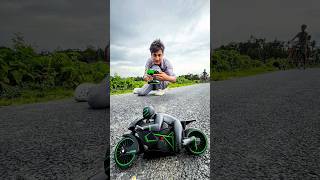 RC Kawasaki Motorbike Testing 🔥 #motorcycle #rcbike
