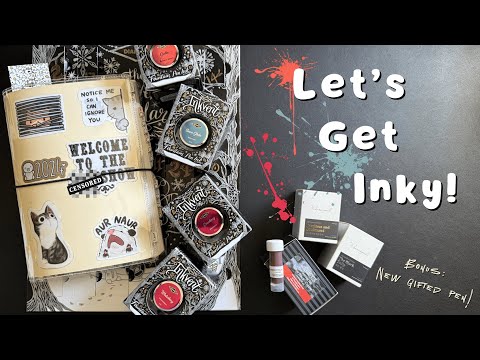 My choices from the 2024 Diamine Inkvent - Plus new Wearingeul Inks