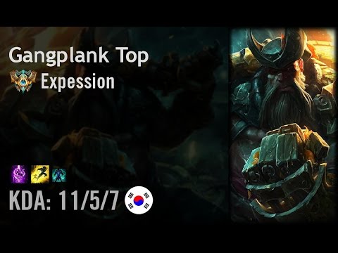 Gangplank Top vs Riven - Expession - KR Challenger Path 6.5