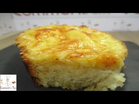 Pain perdu salé gratiné au fromage de comté