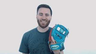 Video thumbnail: Wilson A2K SuperSkin Custom 11.75" Baseball Glove: WTA2KRB191787CUST