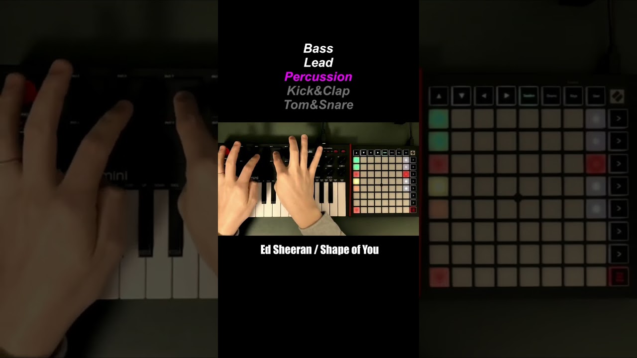 【Live Loops Cover】Ed Sheeran / Shape of You #shorts