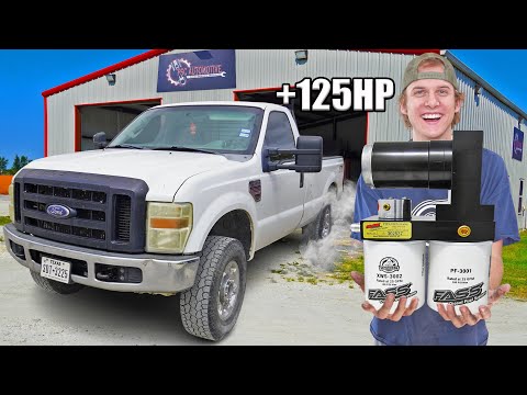 I Put The Biggest Fuel Pump I Could Buy In My 6.4L Powerstroke