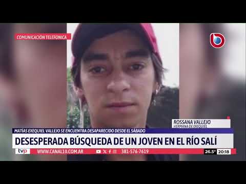 Desesperada búsqueda de Ezequiel Vallejo en la zona de Capitán Cáceres