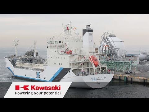 川崎重工：液化水素運搬船「すいそ ふろんてぃあ」が豪州に向けて出港 のサムネイル