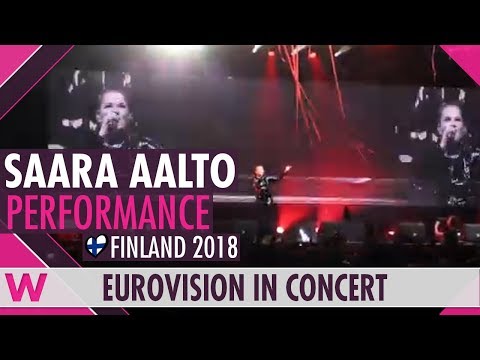 Saara Aalto "Monsters" (Finland 2018) LIVE @ Eurovision in Concert 2018