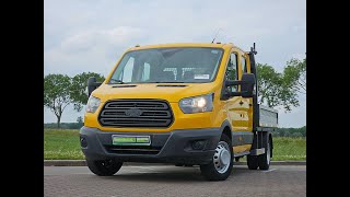 Ford TRANSIT 2.0 DUB.CAB Open-Laadbak flatbed truck < 3.5t for sale - Image 4 | Autoline ZW Ford TRANSIT 2.0 DUB.CAB Open-Laadbak flatbed truck < 3.5t | Image 4 - Autoline