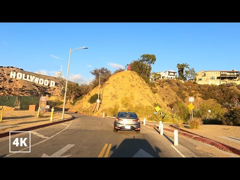 NEW! Driving to the Hollywood Sign ⭐✨ - 2022 [4K]