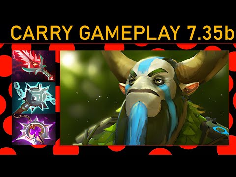 ✨New patch 7.35b Nature's Prophet 81% Kill participation! Carry Gameplay - Dota 2 Top MMR