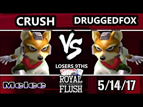 Royal Flush SSBM - DruggedFox (Fox) vs. EGtv.Crush (Fox) - Smash Melee