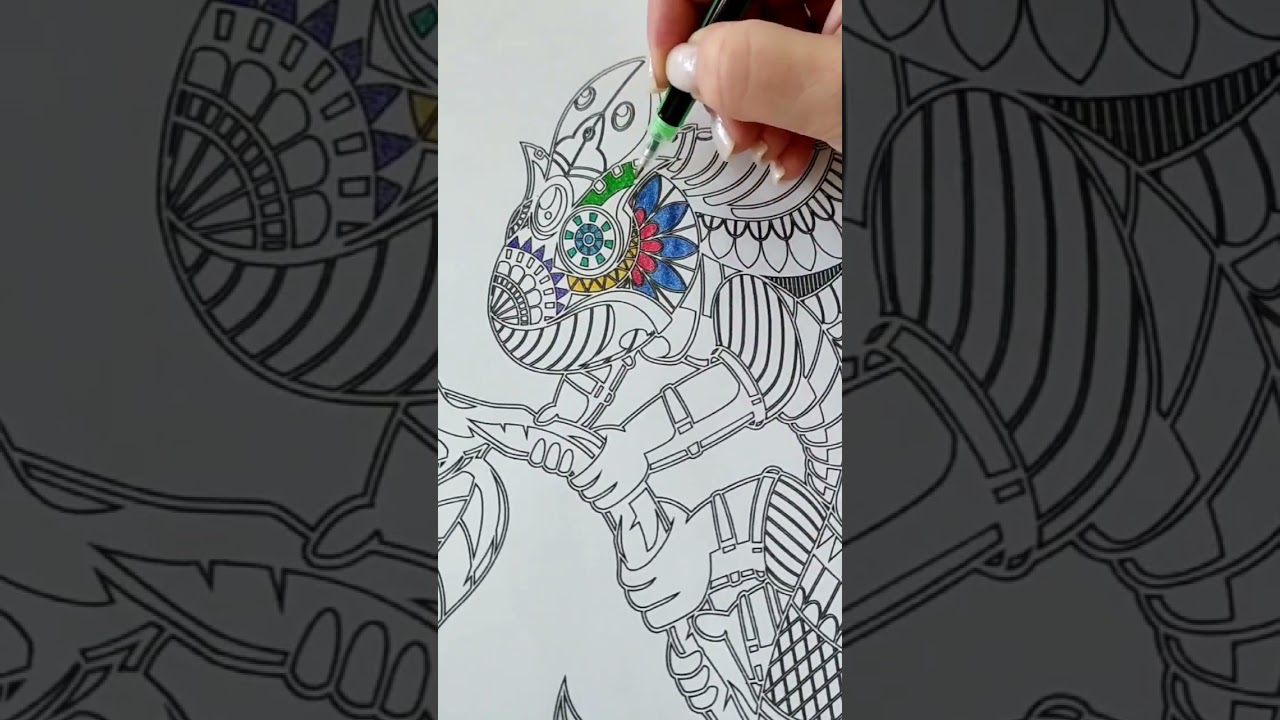 Mandala Animals coloring pages #mandala #animals #iguana