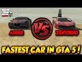 GTA 5 ONLINE ADDER VS ZENTORNO! FASTEST ...