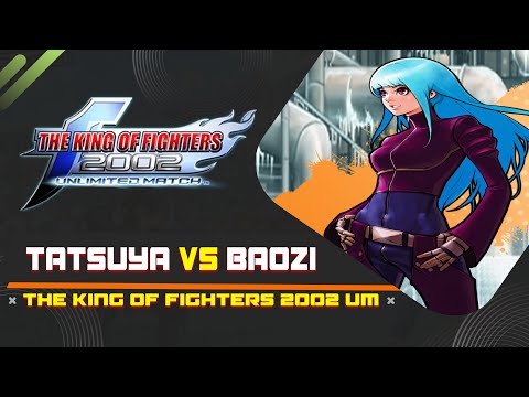 KOF 2002 UM - Tatsuya vs Baozi FT10 - Um combate muito difícil!