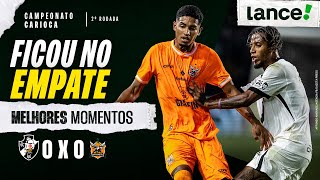 VASCO 0 X 0 NOVA IGUAÇU | MELHORES MOMENTOS | CAMPEONATO CARIOCA | 2ª RODADA