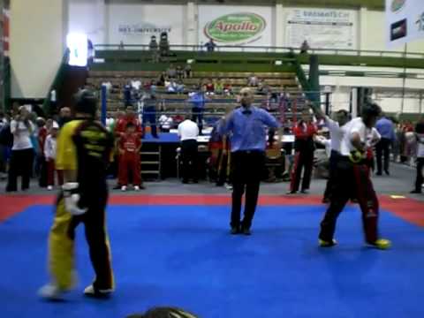 Lars Fleißner ISKA World Championships 2008 Pointfighting Halbfinale 2.Runde