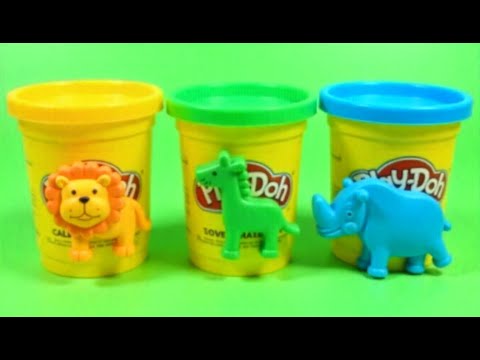 Exploring Creativity with Play Doh😍 Animal Fun for Kids 🦛🐘