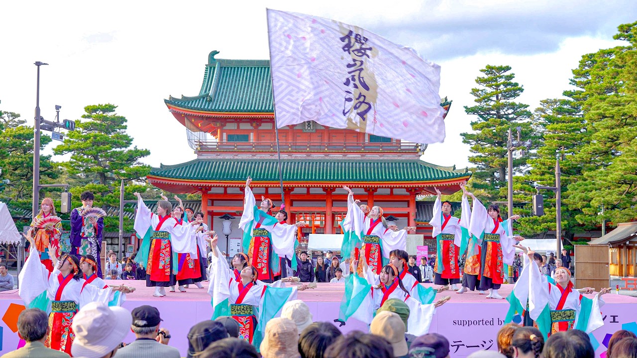 [4K] 京都チーム『櫻嵐洛』　京都さくらよさこい 2026 さくよさ 日曜日
