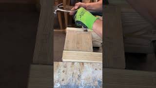 Flushing up dovetail joints #dovetails #woodworking  #redoak  #satisfying #handmadebox #fyp