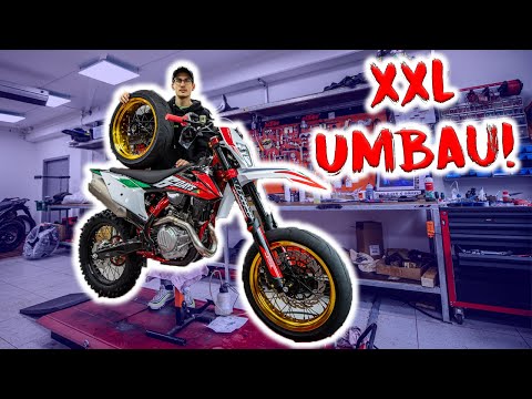 Supermoto conversion of the 500 EXC