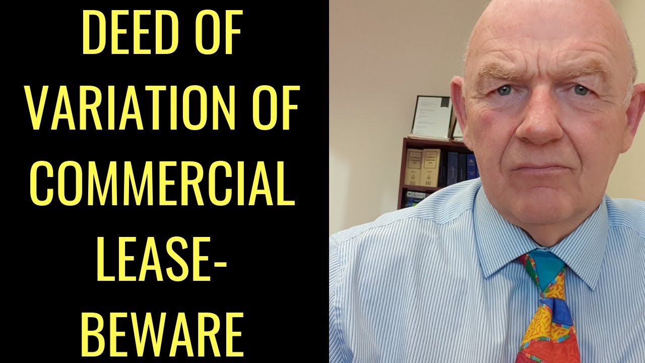 Does Deed of Variation of Commercial Lease Result in Surrender of Original Lease?