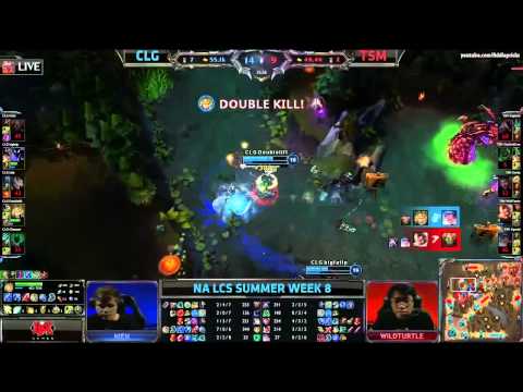 CLG Doublelift Ezreal with "maphack"