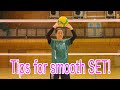 Explanation of the point where SET becomes smooth!【volleyball】