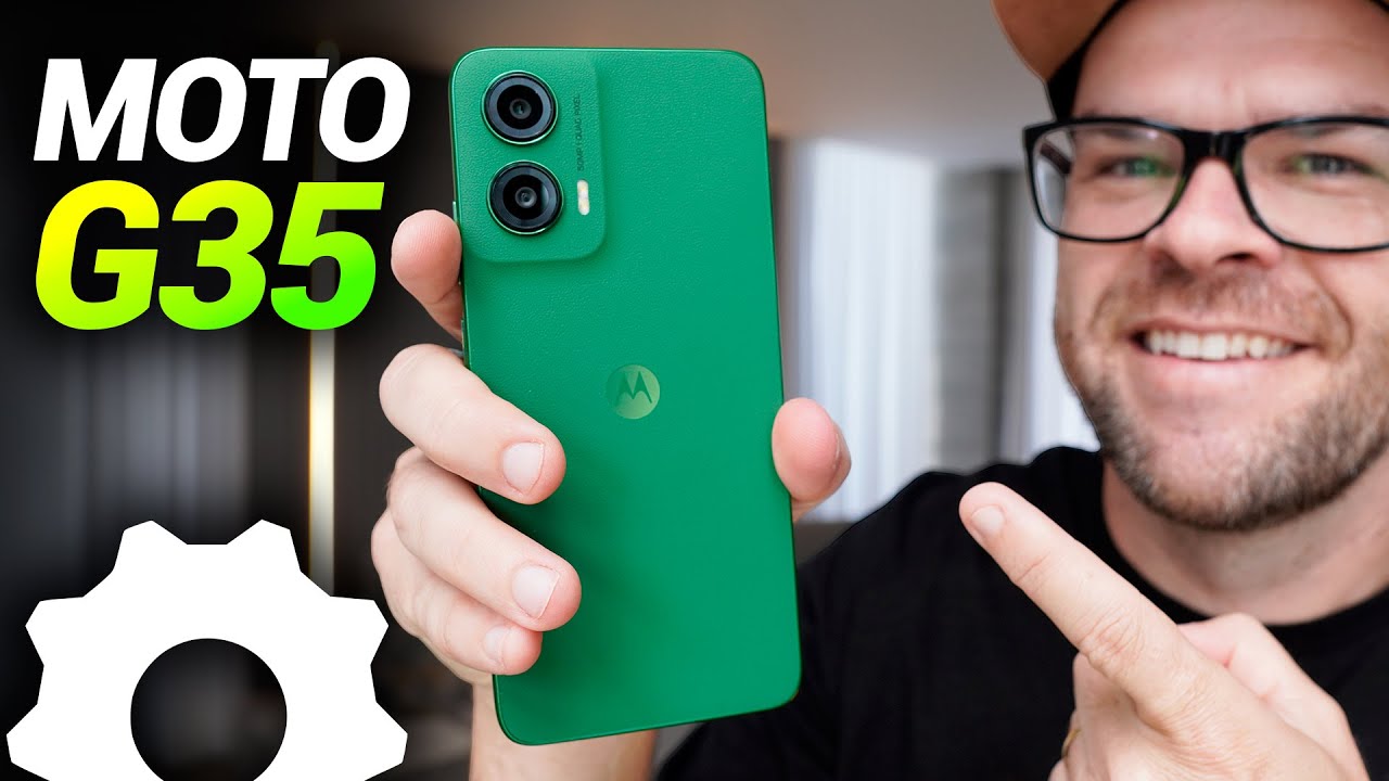 Miniatura da avaliação em vídeo de Smartphone Motorola Moto G35 5G 256GB