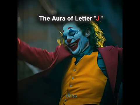 The Aura of Letter "J " ☠️🔥|#letterj #shorts