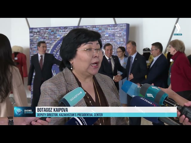 Astana’da Kazakistan Halk Meclisi’nin kuruluşunun 30. yıldönümüne adanmış sergi açıldı