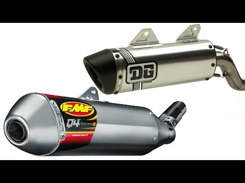 FMF Q4 Megabomb vs DG V2 slip-on muffler