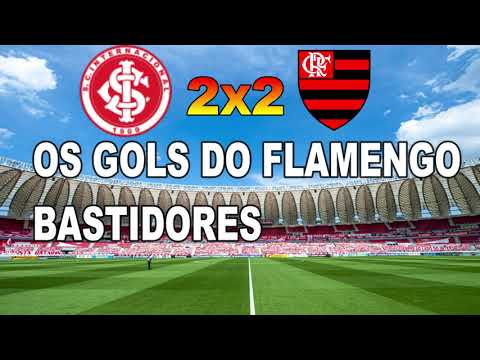 INTERNACIONAL 2 X 2  FLAMENGO - OS GOLS DO FLAMENGO - BASTIDORES - CAMPEONATO BRASILEIRO 2020