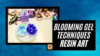 Resin Art Blooming Gel Nail Effects Techniques Plus A Giveaway | Resin Crafts | Nail Techniques