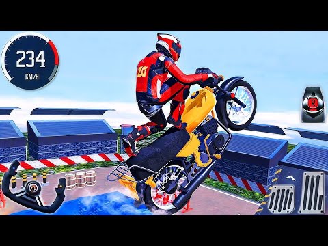 GT Moto Stunt Driving Simulator 3D - Extreme Motocross Bike Racing Tracks - Android GamePlay
