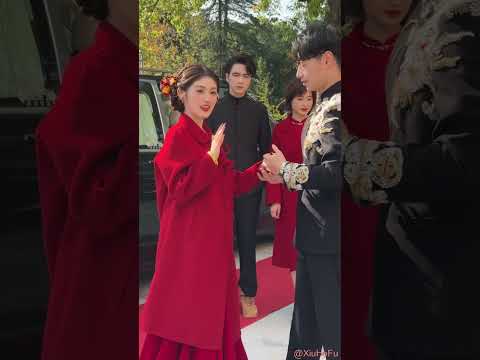 Xiu He Dress 秀禾服 China Style Wedding Gown Hanfu Dress #hanfu #xiuhefu #chinseDress #WeddingGown
