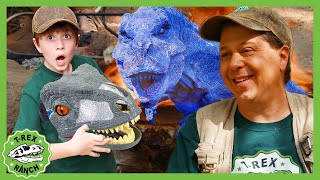 Holographic Dinosaurs, Smores, & MORE by the Campfire! | T-Rex Ranch Dinosaur Videos for Kids