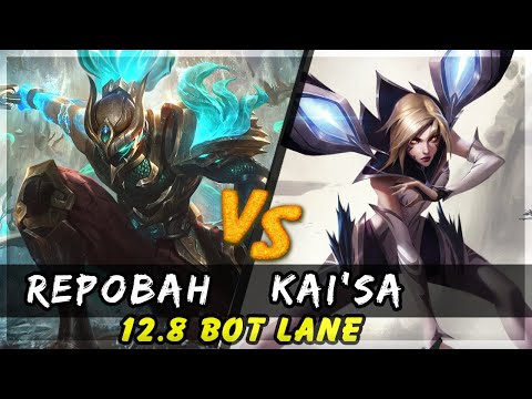 Repobah - Yasuo vs Kai'Sa ADC Patch 12.8 - Yasuo Gameplay