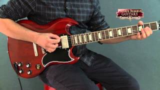 Video thumbnail for Gibson Custom SG Standard Historic Reissue VOS Faded Cherry by Musician's Friend