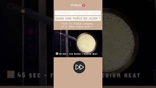 de Buyer CARBONE PLUS – ocelová pánev na palačinky Ø 26 cm (uhlíková ocel), indukce