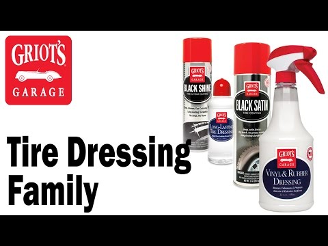 Griot's Garage - Detailing Tip: Full Tire Dressing Family - How to pick the right one.