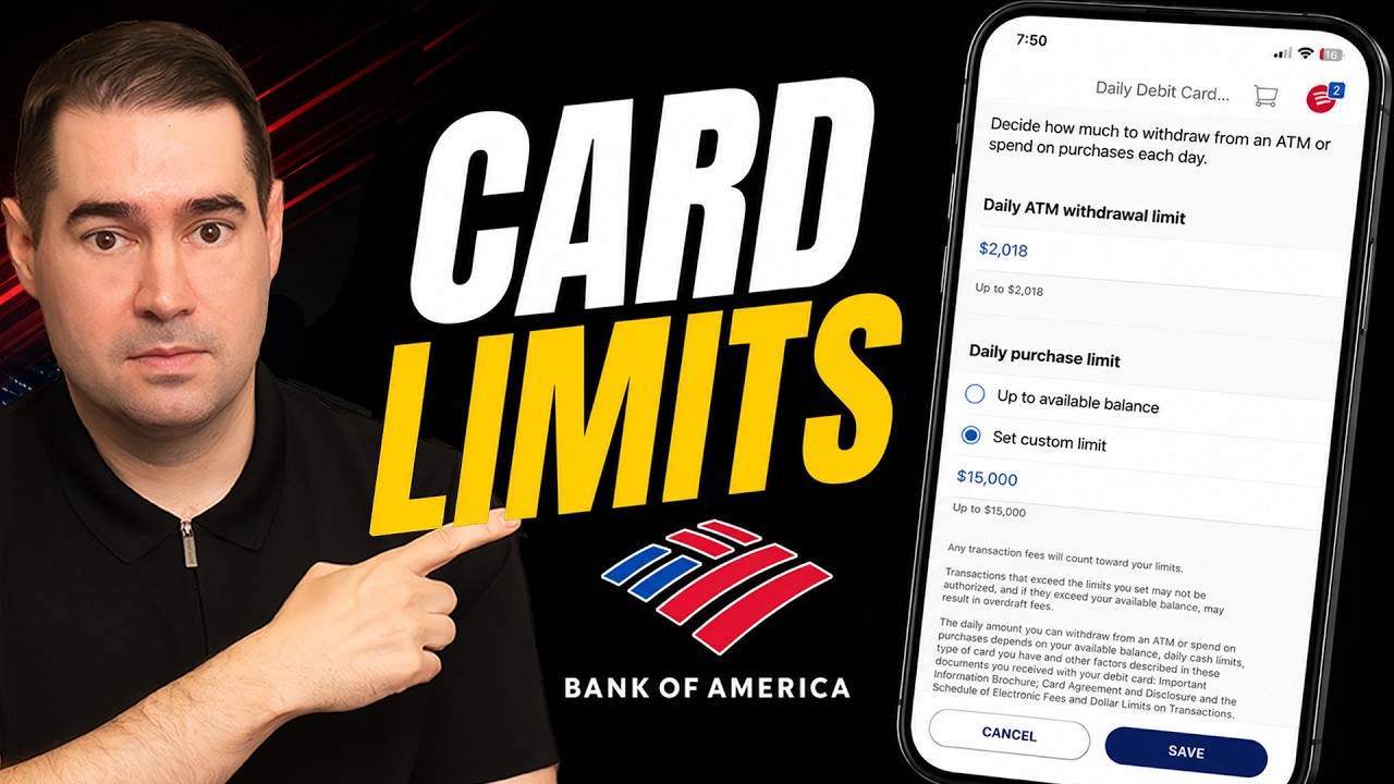 How to Set up Debit Card Limits on Bank of America