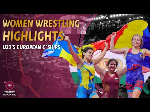 Women's Wrestling Highlights from the U23 European Championships #WrestlePlovdiv