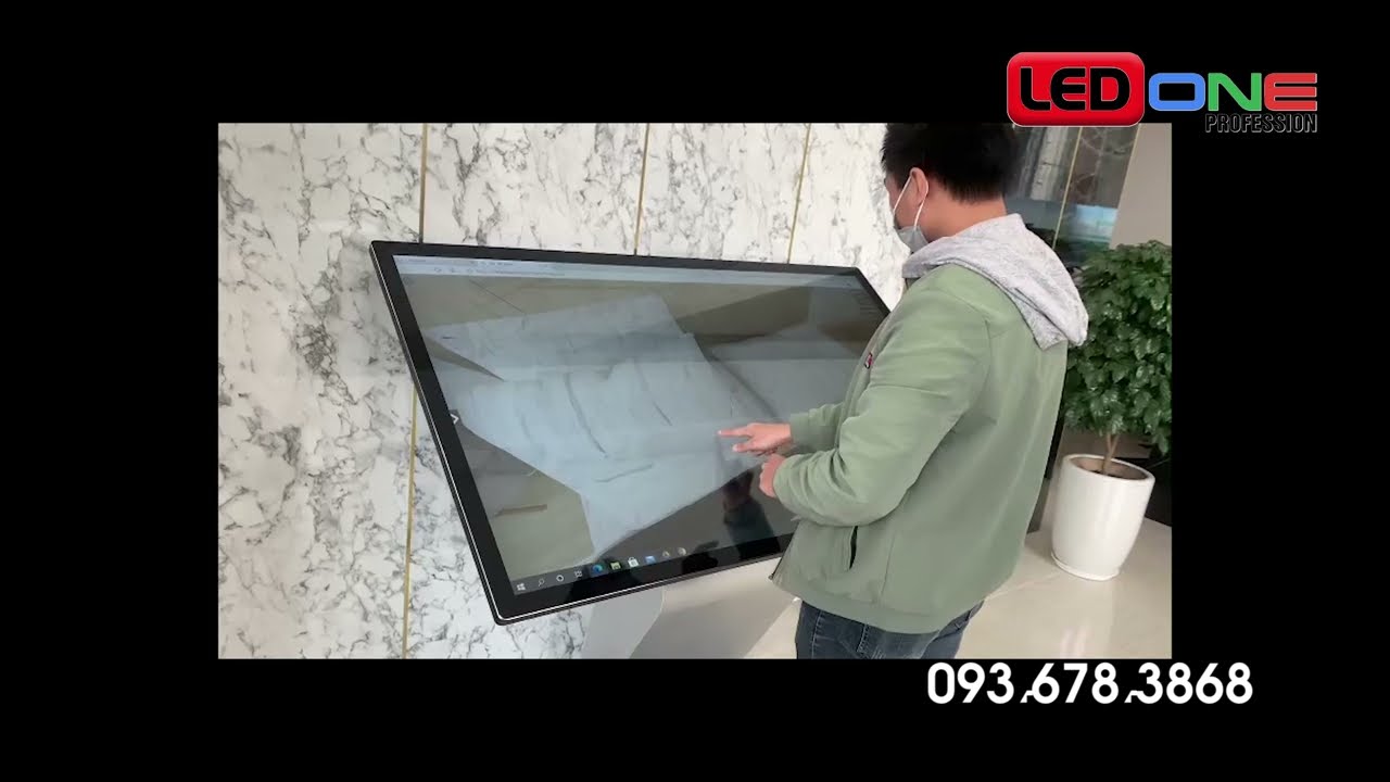 Chung Cư Bình Minh Garden | Ledone thi công dự án màn hình tương tác cảm ứng 55inch-65inch chân quỳ