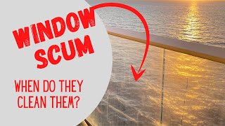 When do they clean the balcony windows?!
