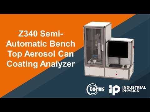 Video do Analisador Automático de Revestimento de Latas de Alimentos Z340