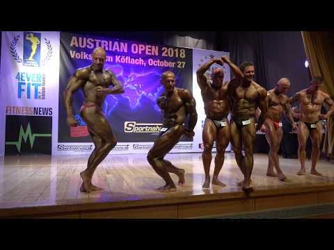 Posedown - Men Masters Over 40 - NABBA/ WFF Austria Open 2018