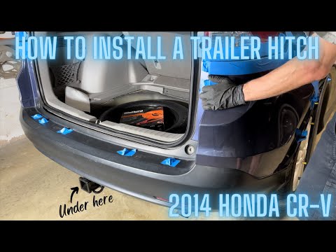 How to Install a trailer hitch on 2014 Honda CR-V