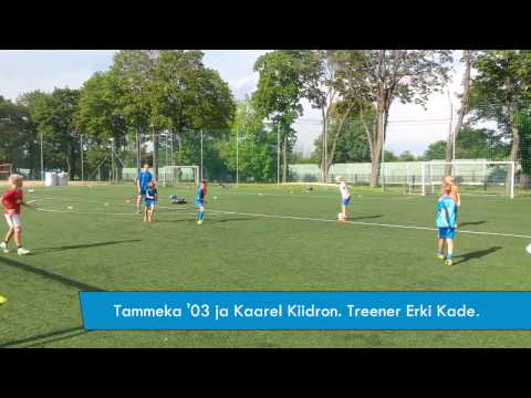 Kaarel Kiidron võttis osa Tammeka '03 treeningust