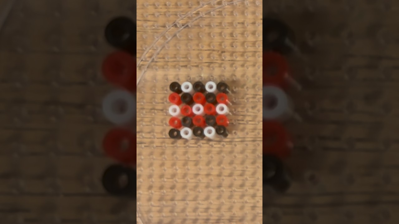 Chessgender Pride Flag! | Satisfying Perler Bead Crafting | #chessgender #prideflag #xenogender