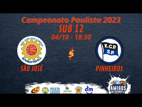 04/10/23 - São José x Pinheiros – Sub 12 - Federação Paulista FPB