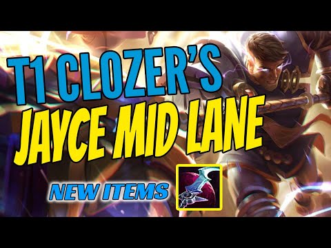 T1 Clozer Plays JAYCE Mid vs Anivia - Challenger Gameplay - New Items - Season 11 - Eclipse